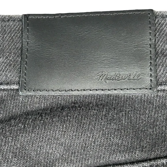 Madewell NWT Womens 10 In High Rise Skinny Jeans Magic Pockets Soft Black Sz 23P - Picture 5 of 15